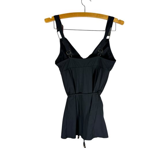 Spanx Black Swim Dress Size 6 – Figure-Flattering Tummy Control One-Piece - Picture 4 of 5